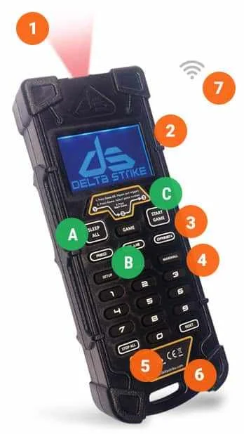 Télécommande de Laser Game